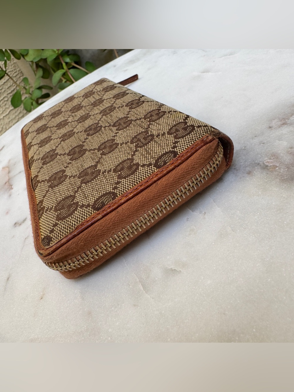 SOLD Gucci GG Canvas Long Zippy Wallet - Picture 11 of 15
